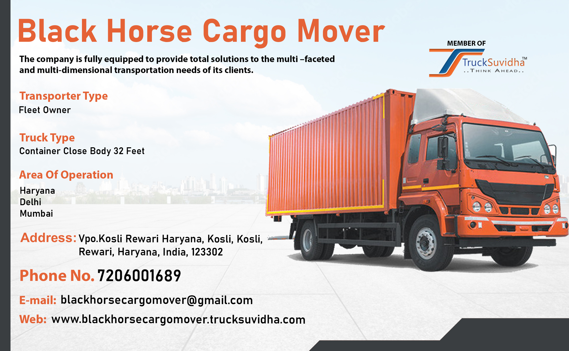 TruckSuvidha Promotion Slider