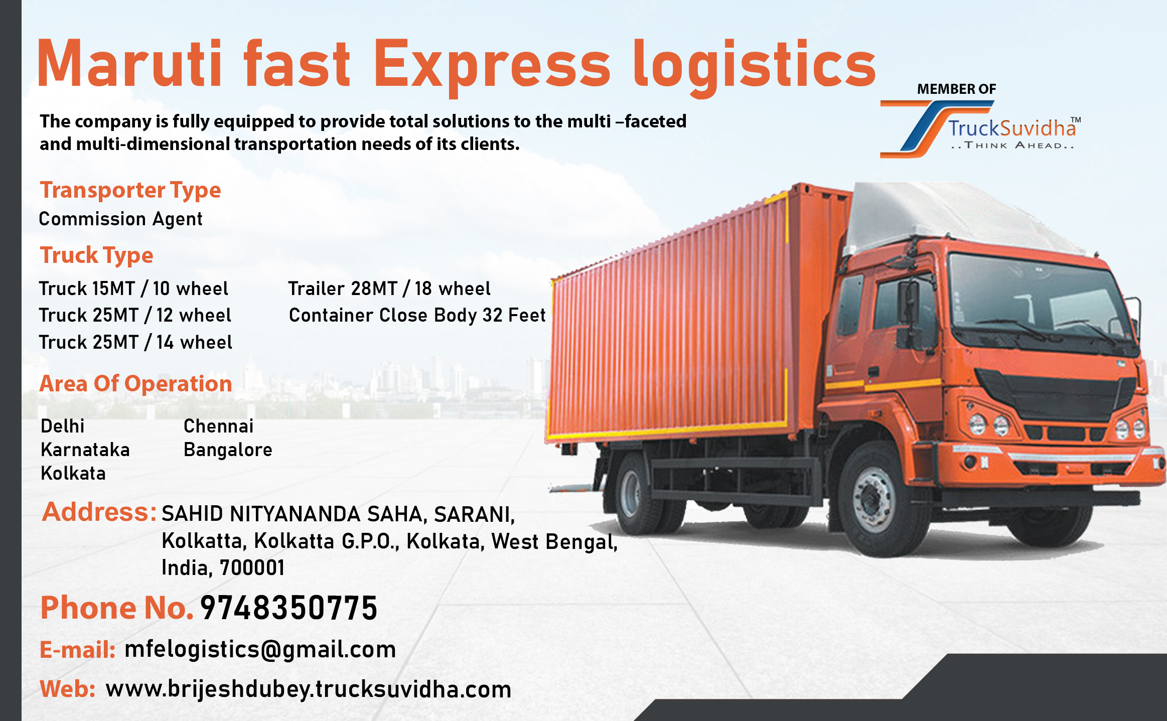 TruckSuvidha Promotion Slider